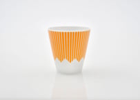 富士山モチーフ　カップ（Ｈ）　オレンジ　／　Mt.FUJI MOTIF CUP (H)  ORANGE