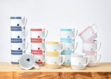 富士山モチーフ　マグカップ　レトロ　／　Mt.FUJI MOTIF MUG  RETRO