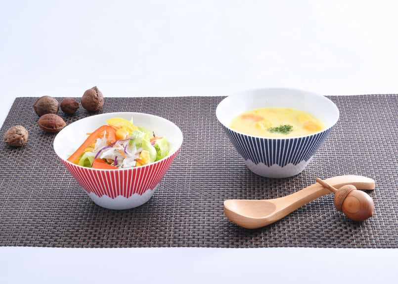 富士山モチーフ マルチボール JET 赤 ／ Mt.FUJI MOTIF MULTI BOWL