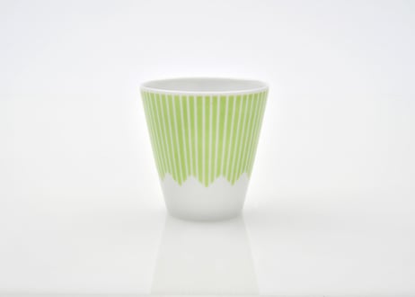 富士山モチーフ　カップ（Ｈ）　グリーン　／　Mt.FUJI MOTIF CUP (H)  GREEN
