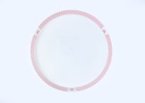 富士山モチーフ　プレート（Ｌ）　ピンク　／　Mt.FUJI MOTIF PLATE (L)  PINK