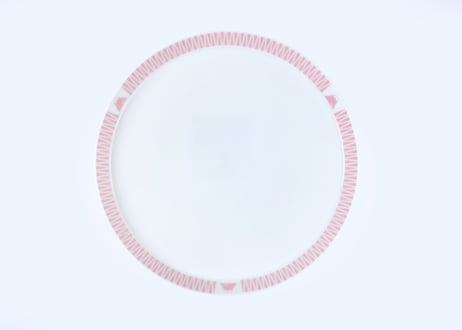 富士山モチーフ　プレート（Ｌ）　ピンク　／　Mt.FUJI MOTIF PLATE (L)  PINK