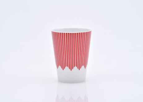 富士山モチーフ　カップ（ＨＬ）　赤　／　Mt.FUJI MOTIF CUP (HL)  RED