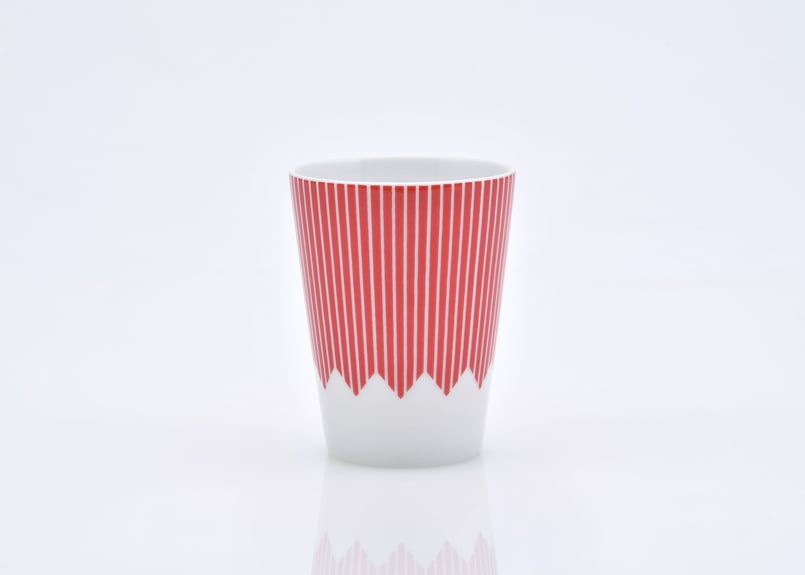 富士山モチーフ カップ（HL） 赤 ／ Mt.FUJI MOTIF CUP (HL) RED