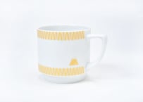 富士山モチーフ　マグカップ（金）　／　Mt.FUJI MOTIF MUG  GOLD