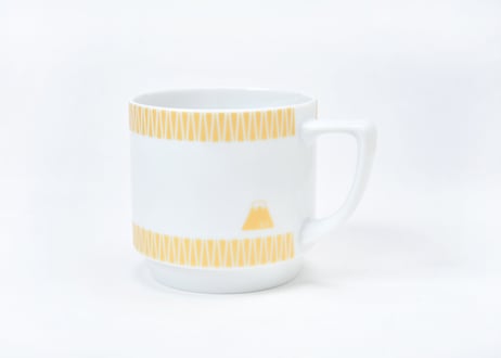 富士山モチーフ　マグカップ（金）　／　Mt.FUJI MOTIF MUG  GOLD