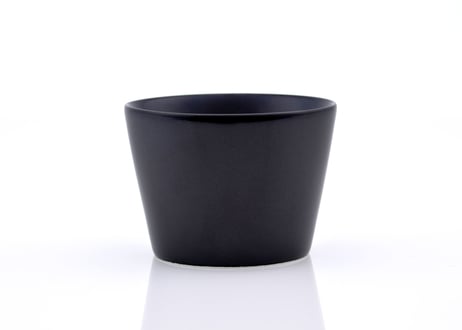 プチカップ（Ｓ）　黒マット　／　PETIT CUP (S)  MATT BLACK