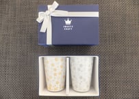 桜モチーフ　カップ（ＨＬ） 専用GIFT BOX入り　２個セット　／　CHERRY BLOSSOM MOTIF CUP (HL)  2 pcs. SET