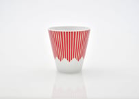 富士山モチーフ　カップ（Ｈ）　赤　／　Mt.FUJI MOTIF CUP (H)  RED