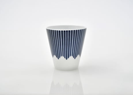 富士山モチーフ　カップ（Ｈ）　紺　／　Mt.FUJI MOTIF CUP (H)  DARK BLUE