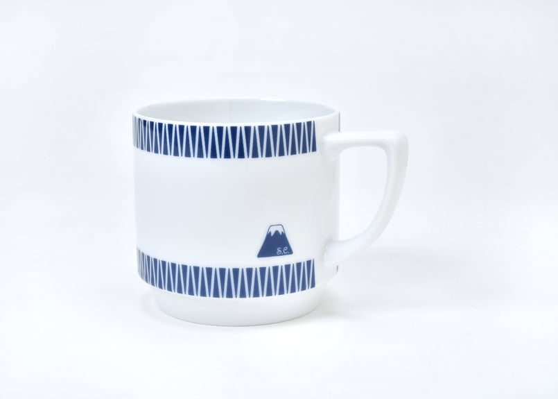 富士山モチーフ マグカップ（紺） ／ Mt.FUJI MOTIF MUG DARK BLUE