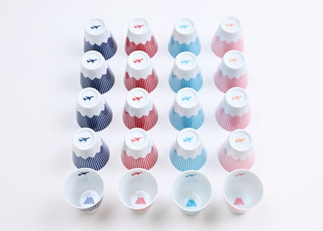 富士山モチーフ　カップ（Ｈ）　ＪＥＴ　紺　／　Mt.FUJI MOTIF CUP (H)  JET  DARK BLUE