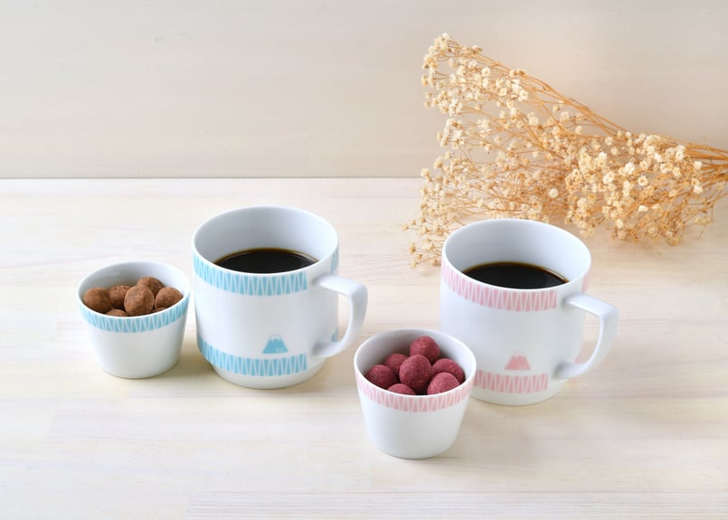 富士山モチーフ カップ（S） 水色 ／ Mt.FUJI MOTIF CUP (S) PALE