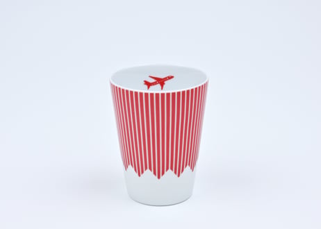 富士山モチーフ　カップ（ＨＬ）　ＪＥＴ　赤　／　Mt.FUJI MOTIF CUP (HL)  JET  RED