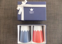 富士山モチーフ　カップ（ＨＬ）　　専用GIFT BOX入り　２個セット　／　Mt.FUJI MOTIF CUP (HL)  2 pcs. SET