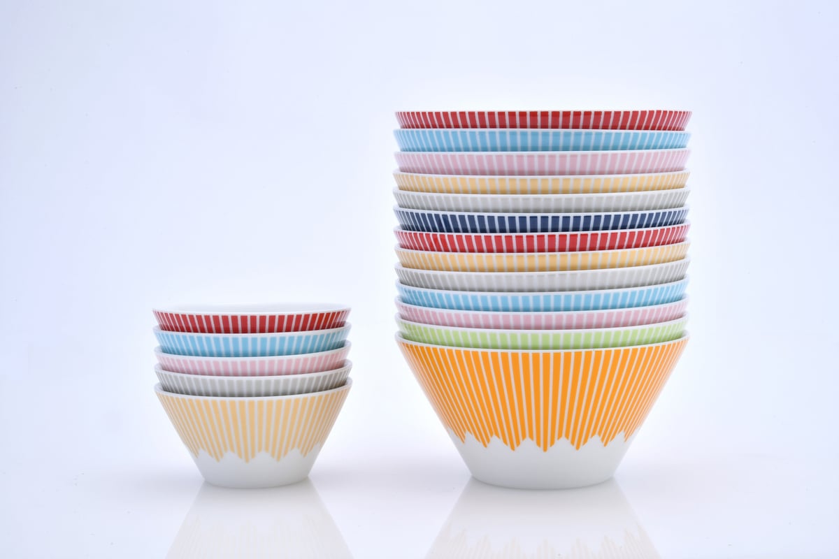 富士山モチーフ カップ（L） 赤 ／ Mt.FUJI MOTIF CUP (L) RED |
