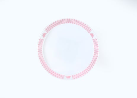 富士山モチーフ　プレート（Ｓ）　ピンク　／　Mt.FUJI MOTIF PLATE (S)  PINK
