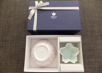 桜セット（マルチボール　＋　サクラ）　　専用 GIFT BOX 入り　／　CHERRY BLOSSOM GIFT SET  MULTI BOWL + CHERRY BLOSSOM