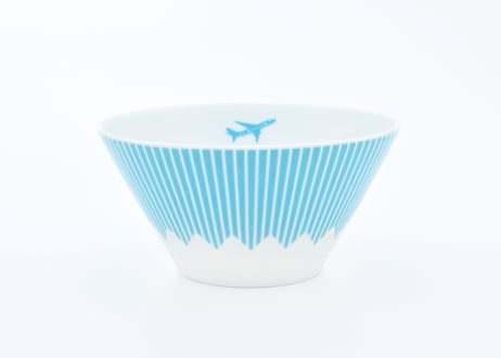 富士山モチーフ　マルチボール　ＪＥＴ　水色　／　Mt.FUJI MOTIF MULTI BOWL  JET  PALE BLUE