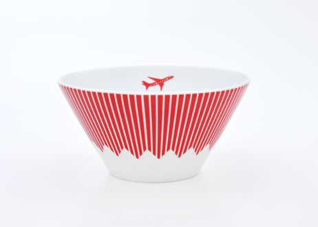 富士山モチーフ　マルチボール　ＪＥＴ　赤　／　Mt.FUJI MOTIF MULTI BOWL  JET  RED