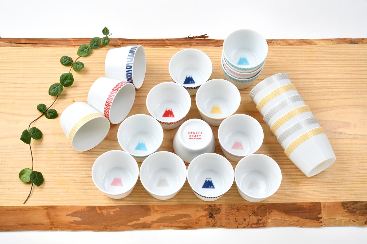 富士山のカップ 富士山モチーフ カップ（S） 水色 ／ Mt.FUJI MOTIF CUP (S
