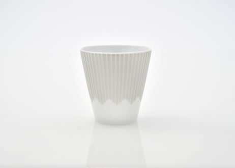 富士山モチーフ　カップ（Ｈ）　銀　／　Mt.FUJI MOTIF CUP (H)  SILVER