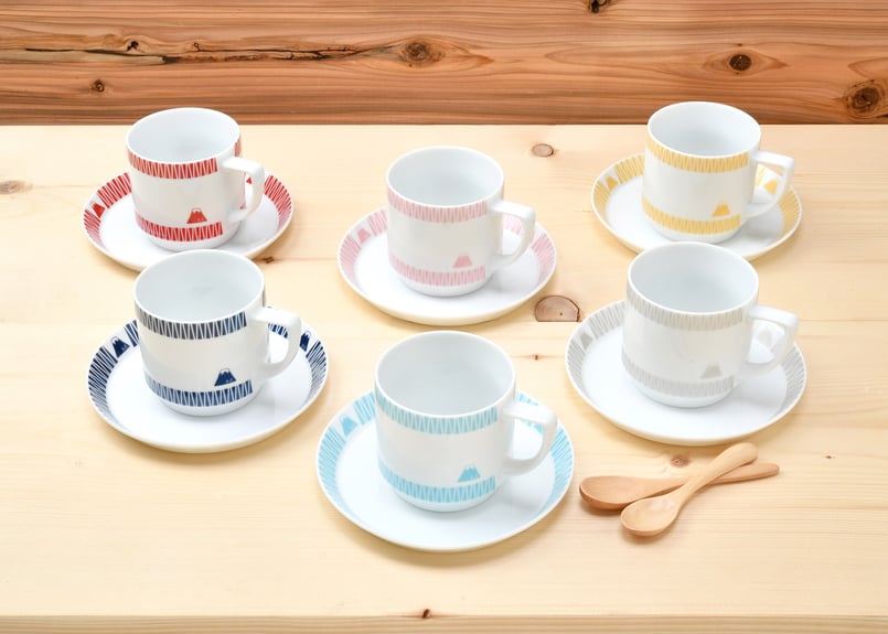 富士山モチーフ プレート（S） 紺 ／ Mt.FUJI MOTIF PLATE (S