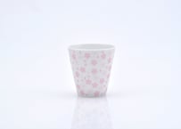 桜モチーフ　カップ（Ｈ）　ピンク　／　CHERRY BLOSSOM MOTIF CUP (H)  PINK