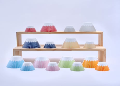 富士山モチーフ　マルチボール　専用GIFT BOX入り　２個セット　／　Mt.FUJI MOTIF MULTI BOWL  2 pcs. SET