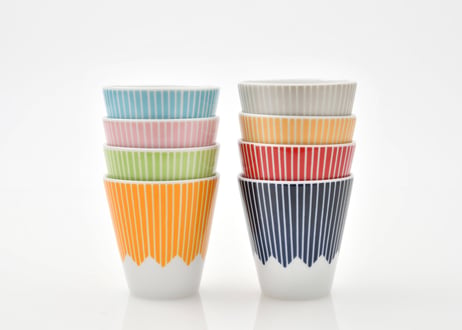 富士山モチーフ　カップ（Ｈ）　グリーン　／　Mt.FUJI MOTIF CUP (H)  GREEN