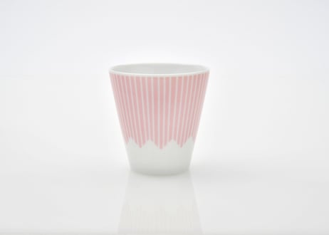 富士山モチーフ　カップ（Ｈ）　ピンク　／　Mt.FUJI MOTIF CUP (H)  PINK