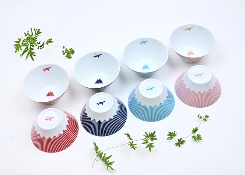 富士山モチーフ マルチボール JET 紺 ／ Mt.FUJI MOTIF MULTI BOWL