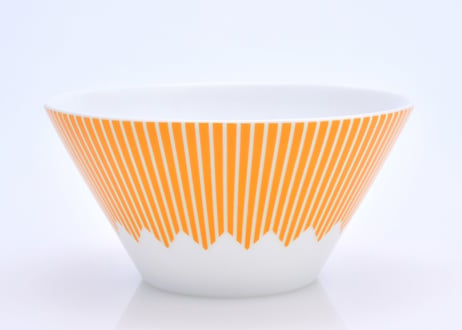 富士山モチーフ　マルチボール（オレンジ）　／　Mt.FUJI MOTIF MULTI BOWL  ORANGE