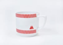 富士山モチーフ　マグカップ（赤）　／　Mt.FUJI MOTIF MUG  RED