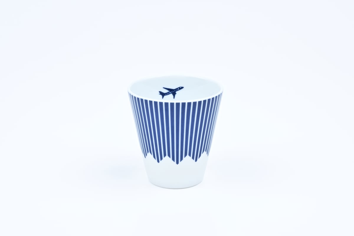 富士山のカップ 富士山モチーフ カップ（H） JET 紺 ／ Mt.FUJI MOTIF CUP (H) J