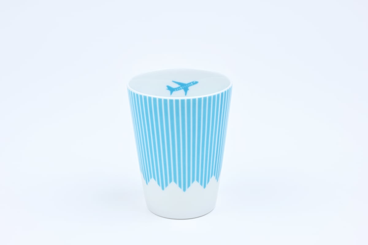 富士山のカップ 富士山モチーフ カップ（HL） JET 水色 ／ Mt.FUJI MOTIF CUP (HL)