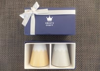 富士山モチーフ　カップ（Ｈ）　専用GIFT BOX入り　２個セット　／　Mt.FUJI MOTIF CUP (H)  2 pcs. SET