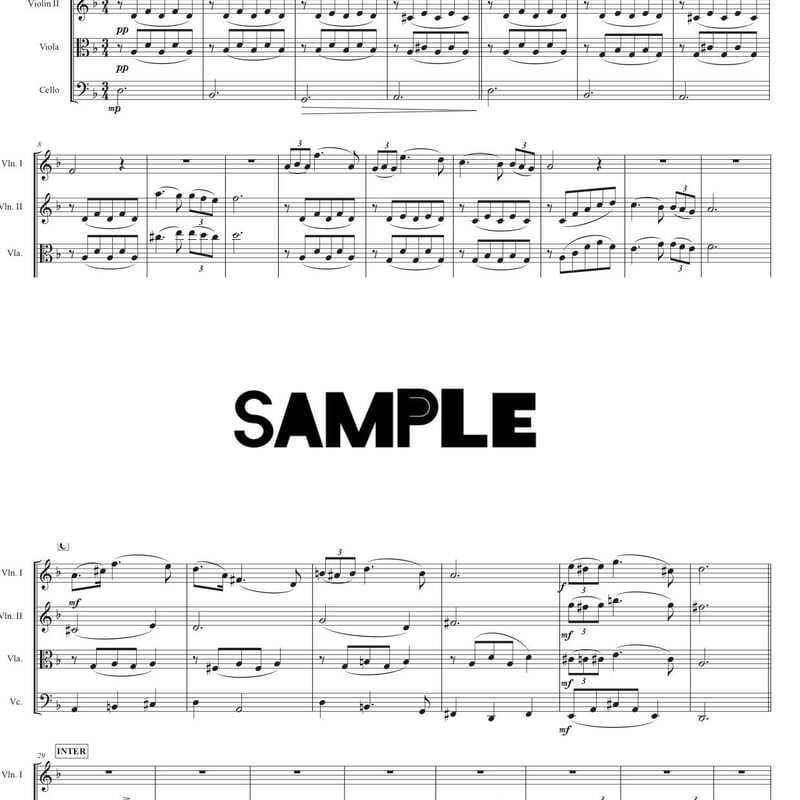 セレナーデ（F.Schubert）弦楽四重奏 パート譜付き | 弦楽四重奏 DL