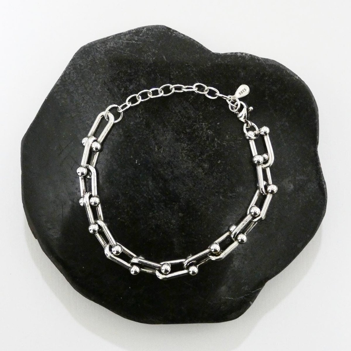 ヴィンチェンツォ＆シモーネ Silver Chain Bracelet - アクセサリー