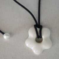Torito | シルクコードネックレス : Black