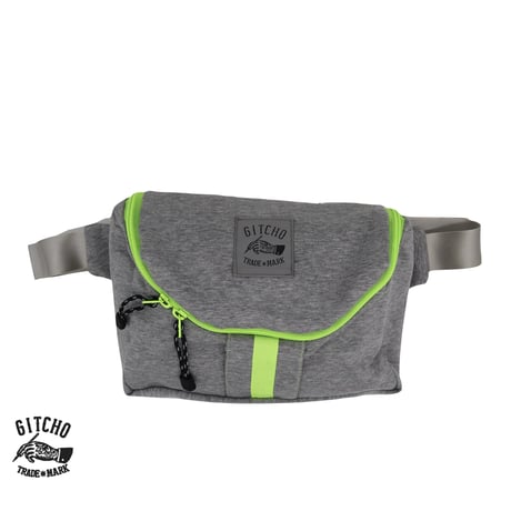 Mailer waist pack-Knit GY/GN