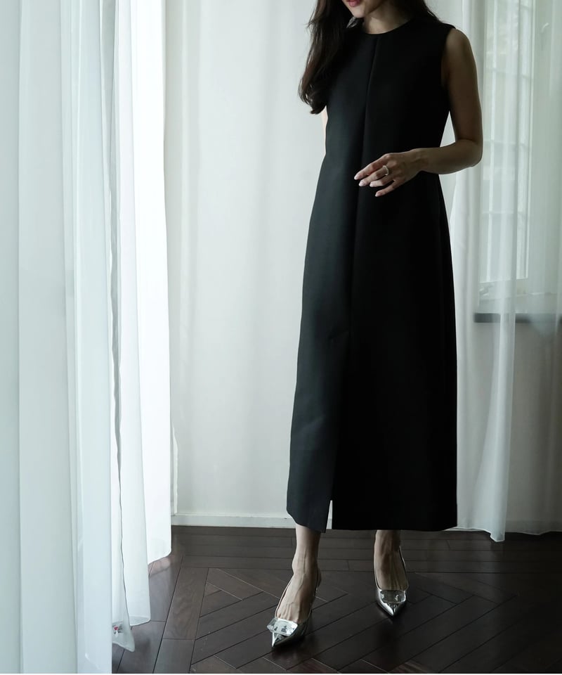 新品未使用 ケイナリタ Silk Wool Vent Dress 36 ブラック 極美品☆keinaritaケイナリタ Silk Wool Vent Dress 【公式通販】