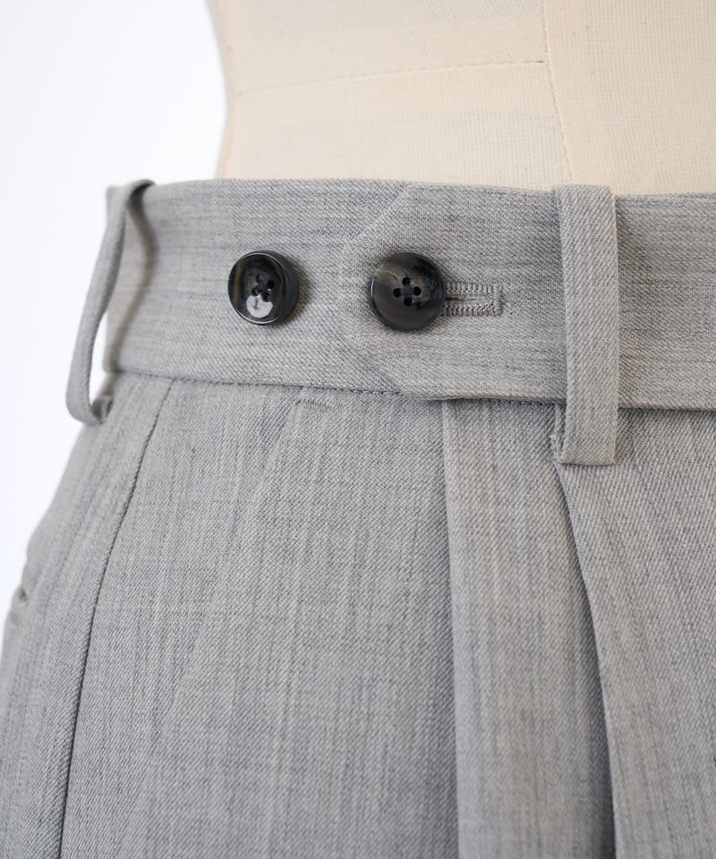 BELTED TROUSERS in Gray | KEINA RITA OFFICIAL O
