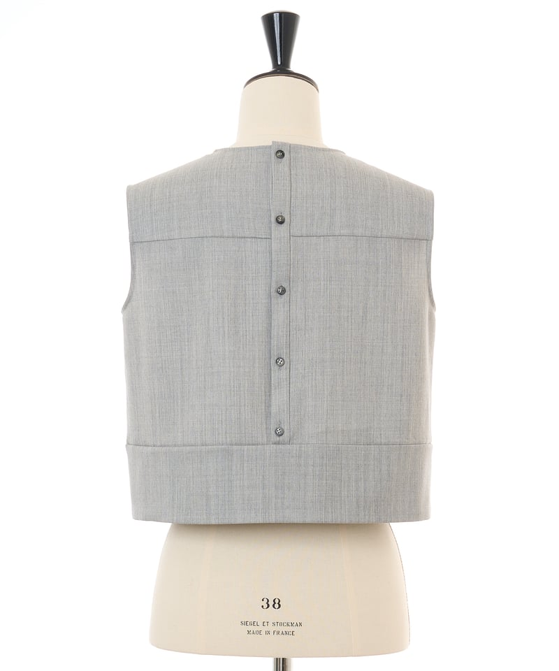 CROPPED TOP in Gray | KEINA RITA OFFICIAL ONLI