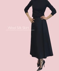 スカート keinarita Silk Wool Skirt Silk Wool Skirt | KEINA RITA OFFICIAL ONLINE STORE