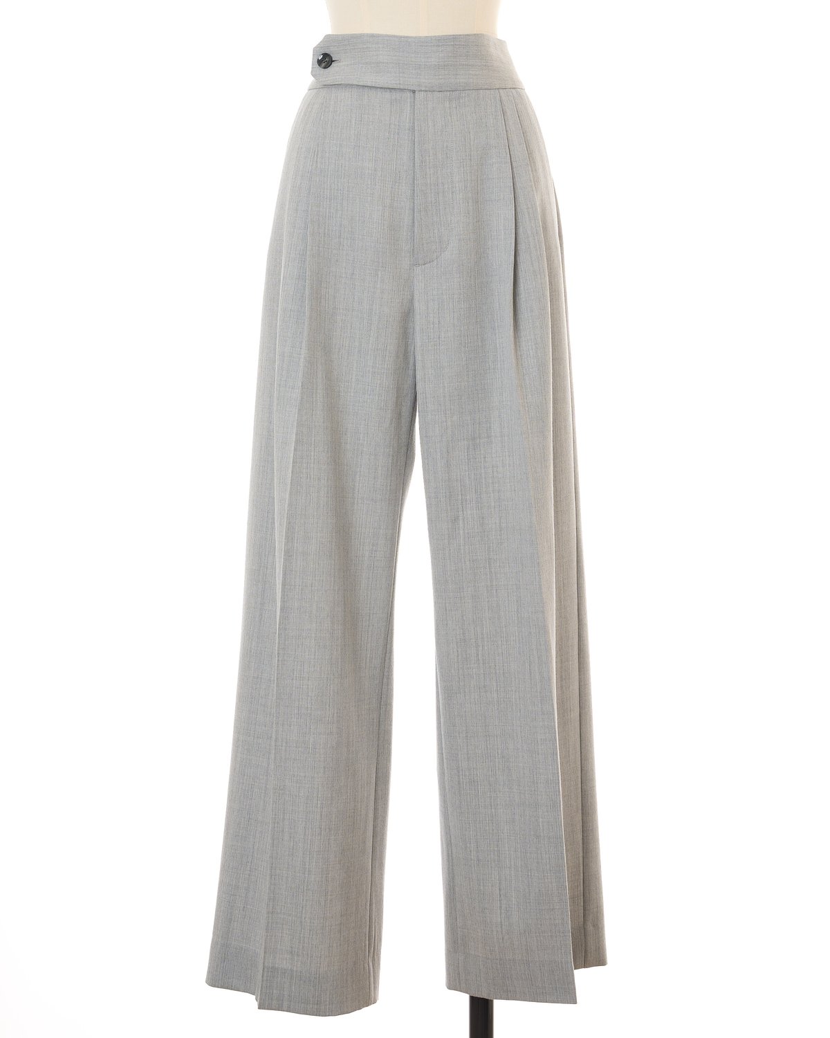 PEAK■(W)Root Semi-Wide Pants■送料込 W Tuck Belted Wide Pants | KEINA RITA OFFICIAL