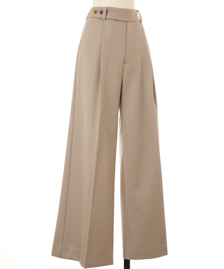 Belted Wide Pants
