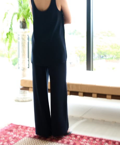 U-NECK SET UP  in Navy