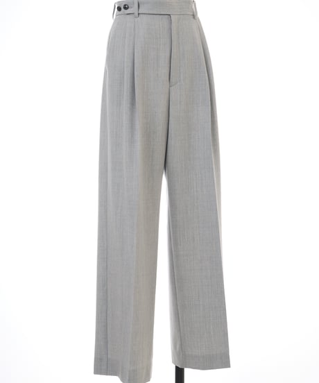 BELTED TROUSERS in Gray