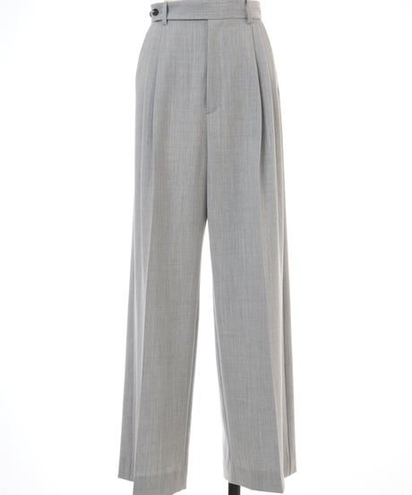 BELTED TROUSERS in Gray